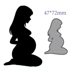 metal cutting dies cut die Pregnant woman decoration Scrapbook paper craft knife mould blade punch stencils dies