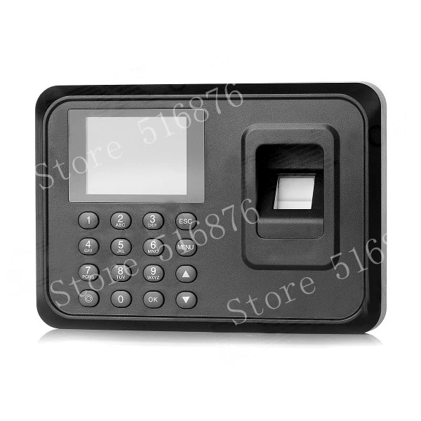 Free Shipping 2.4 inch TFT USB Biometric Fingerprint Time Clock Recorder Digital Electronic Employee Attendance Machine