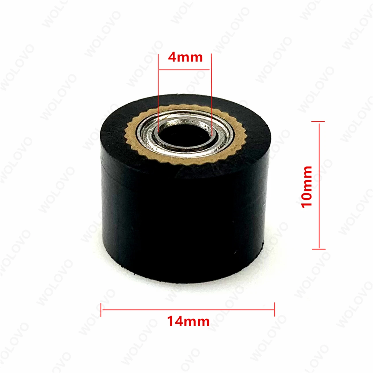 4x10x14mm Rubber Pressure Pinch Roller for Mimaki Roland CAMM Graphtec CE5000 Liyu Cutting Plotter 3pcs