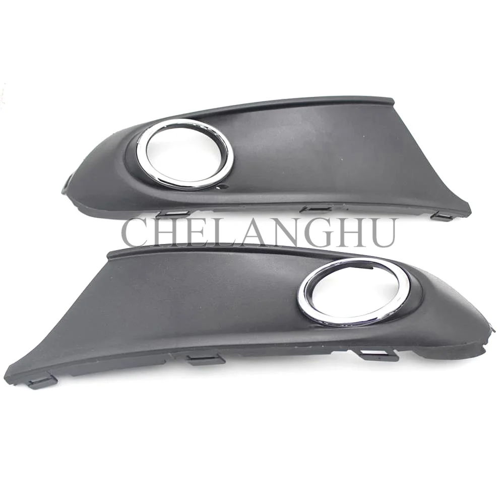 For VW Polo Sedan 2011 2012 2013 2014 2015 2016 Car-styling Front Bumper Fog Lamp Fog Light Grille Cover