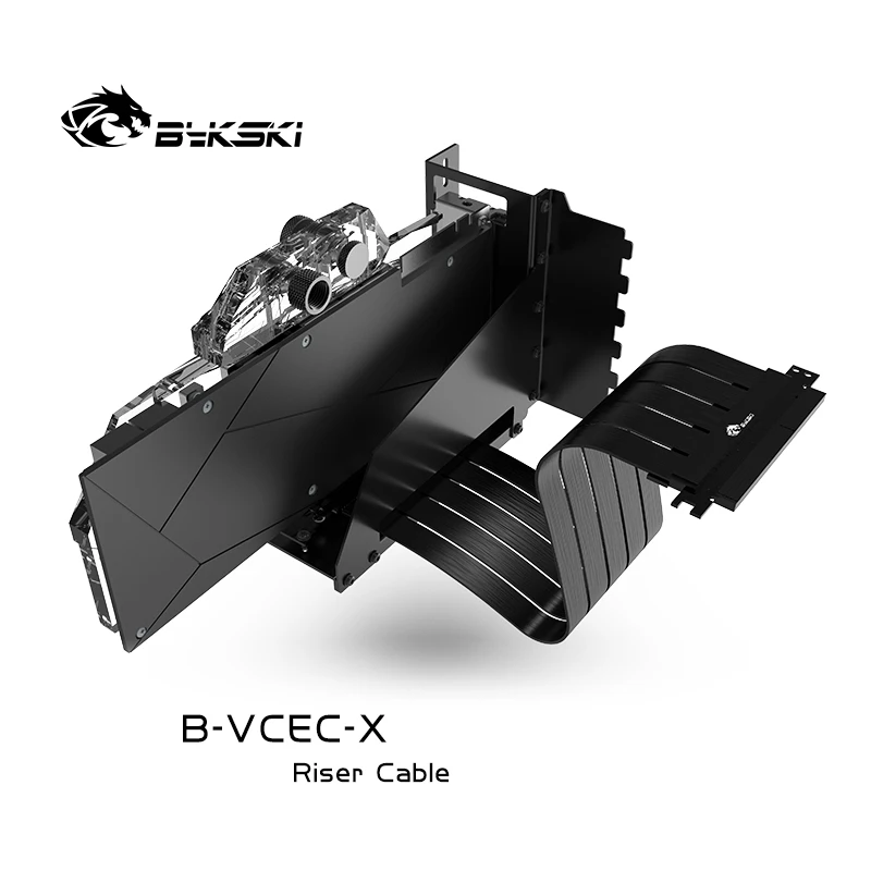 Imagem -03 - Bykski Gpu Suporte de Cabo de Extensão da Placa Gráfica com Pci Express Fixo Gpu Pci-e Suporte Embutido B6hpci-e-x B-vcec-x