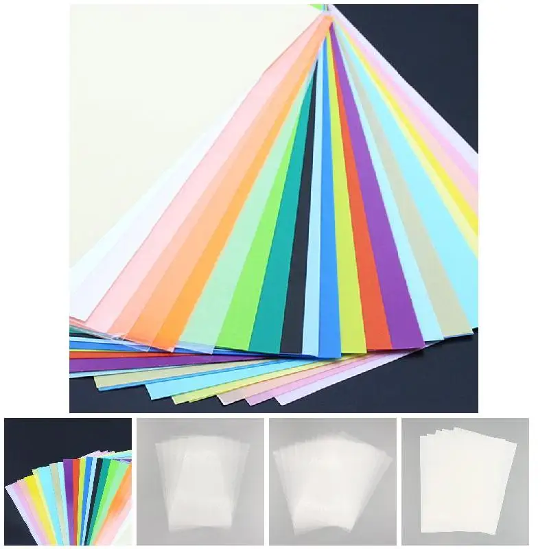 

5 Pcs/Set Color Heat Shrink Sheet Plastic Magic Paper Sheet for Educational DIY Crafts SAL99