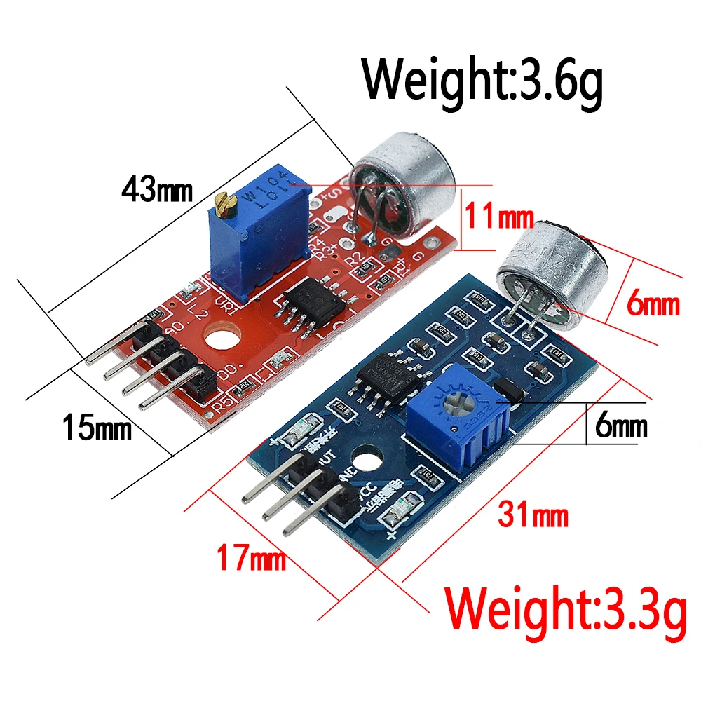 Selling Sound sensor module sound control sensor MAX4466 MAX9814switch detection whistle switch microphone amplifier For Arduino image 6