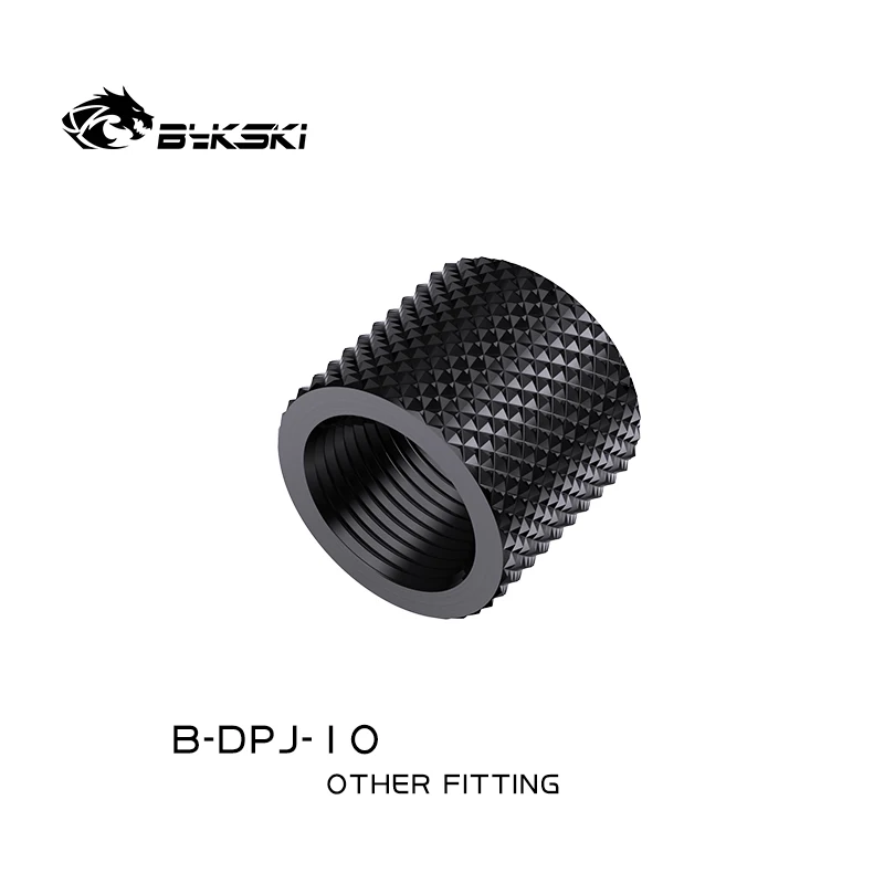 Bykski B-DPJ-10 G1/4'' to G1/4'' Extender 15mm Fitting Adapter Water Cooling Adaptors Female to Female Double-sided Thread