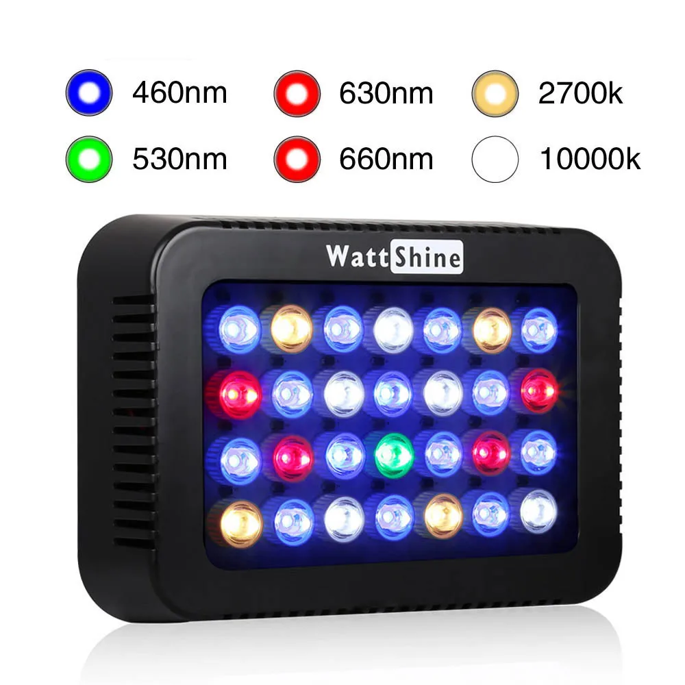 Imagem -03 - Led Aquarium Dimmer Lights para Fish Tank Full Spectrum Crescimento de Plantas Aquáticas Iluminação Decorar Crescer Tenda 140w