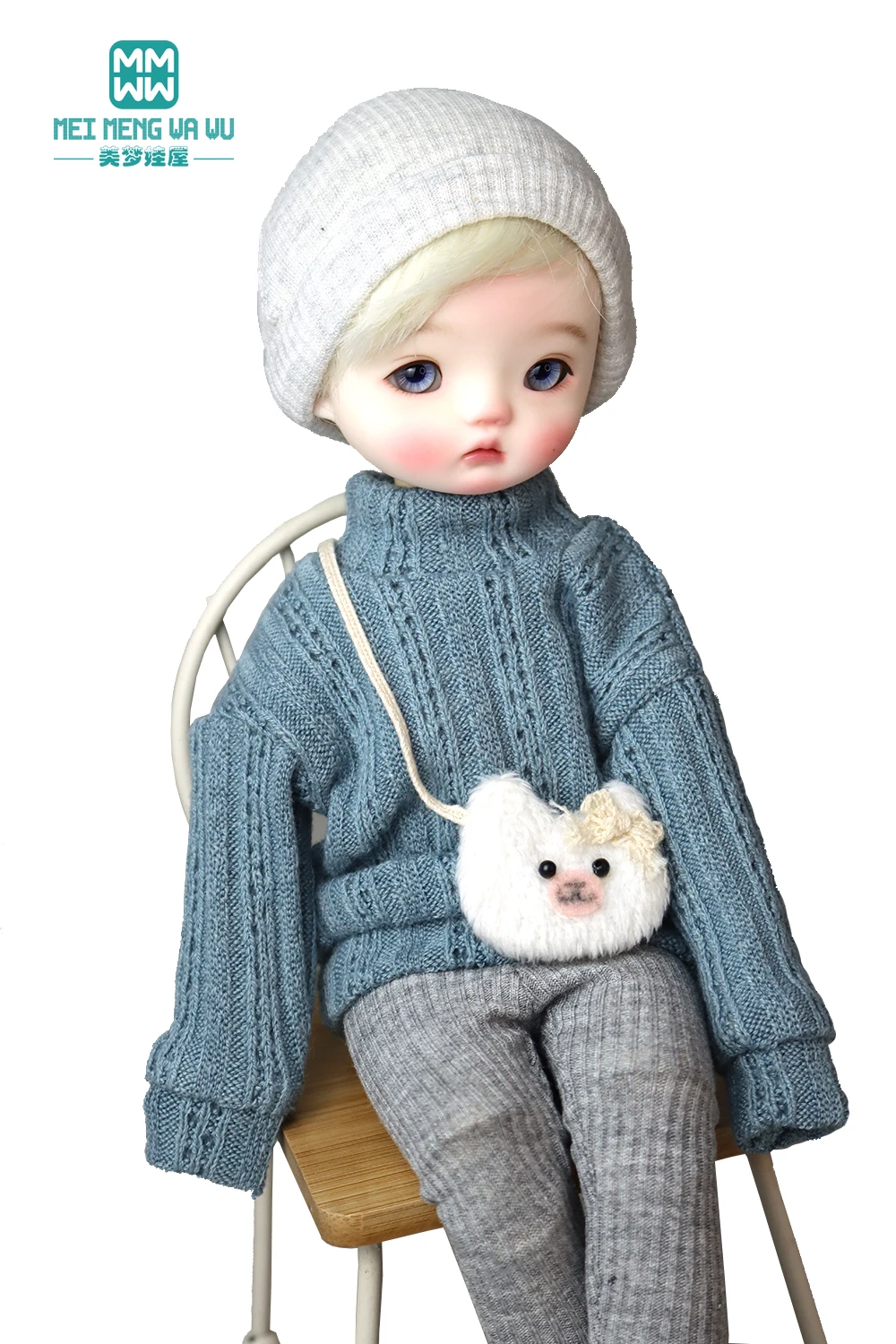 Fits 30cm 1/6 BJD Clothes YOSD MYOU Toys Spherical Joint Doll Fashion Sweaters, Leggings, Caps