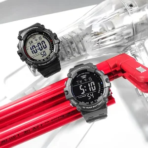 Men's Waterproof Military Casio, 100m Top Set, Digital Sport Quartz, ten years of electricity, AE-1500WH-8B 12 Main Sales Casio Men's Watch - №7