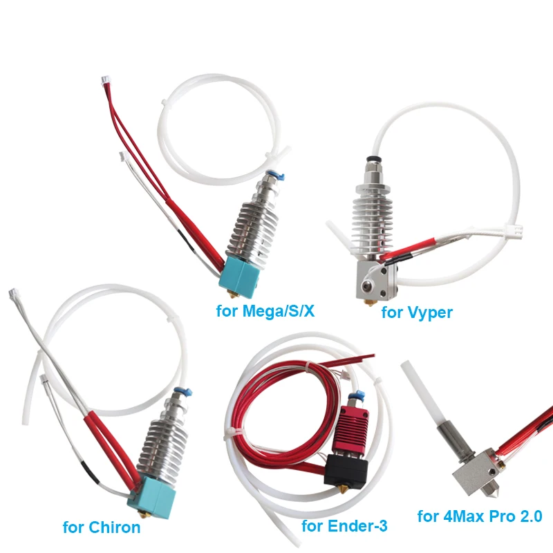 3D Printer Hotend for Anycubic Vyper I3 Mega Mega S Mega X Chiron Ender 3 V2 12V 24V Heater Long-distance J-Head Extruder