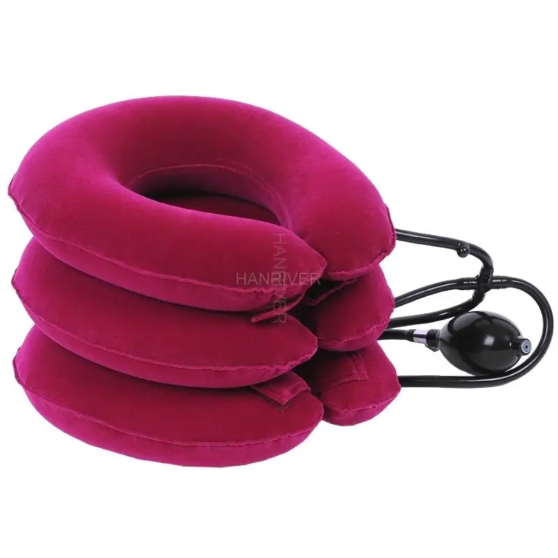 

Air Neck Traction Stretcher Spine Cervical Tractor Neck Stretching Collar Relief Pain Inflatable Cervical Support Pillow