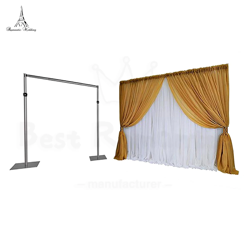 S Pipe and Drape Extendable Backdrop Frame Kit Backdrop Stand Frame Kit  Crossbar for Wedding Engagement Birthday Party