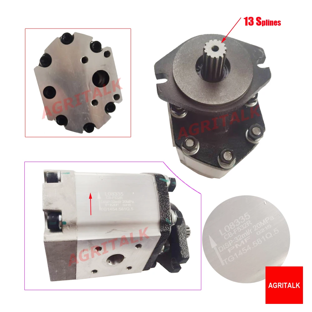 TG1454.581Q.5 (CB-F32R/TS06402110015), the gear pump for Foton Lovol TG series tractor