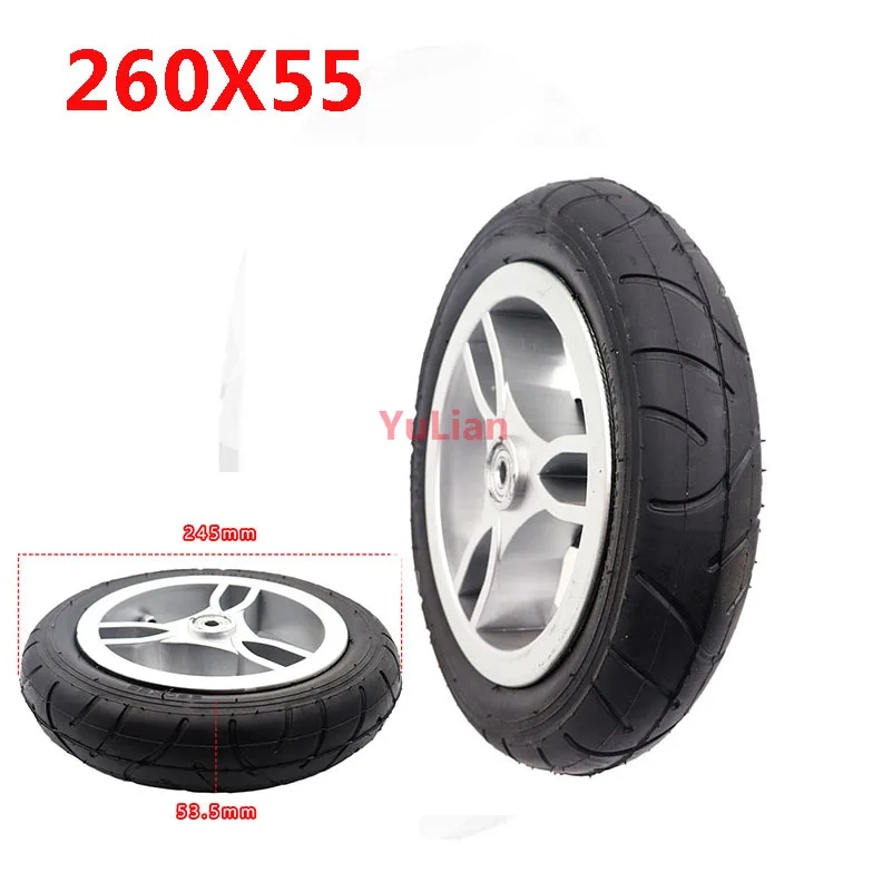 260x55 Wheel Tyre Tube Fits Children Tricycle, Baby Trolley, Folding Baby Cart, Electric Scooter, Children's Bicycle 260*55 Tire