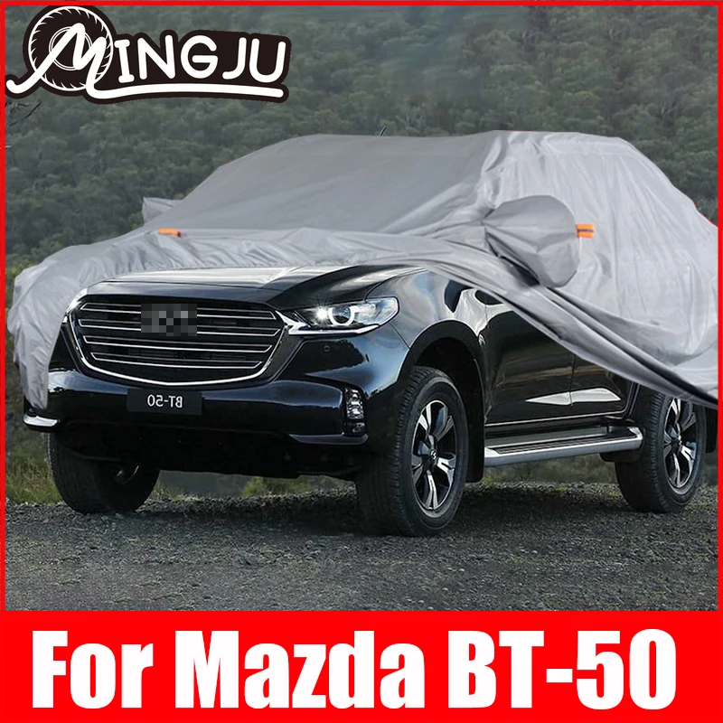 

Exterior Car Cover Outdoor Protection Full Car Covers Snow Cover Sunshade Waterproof Dustproof for Mazda BT-50 BT50 BT 50