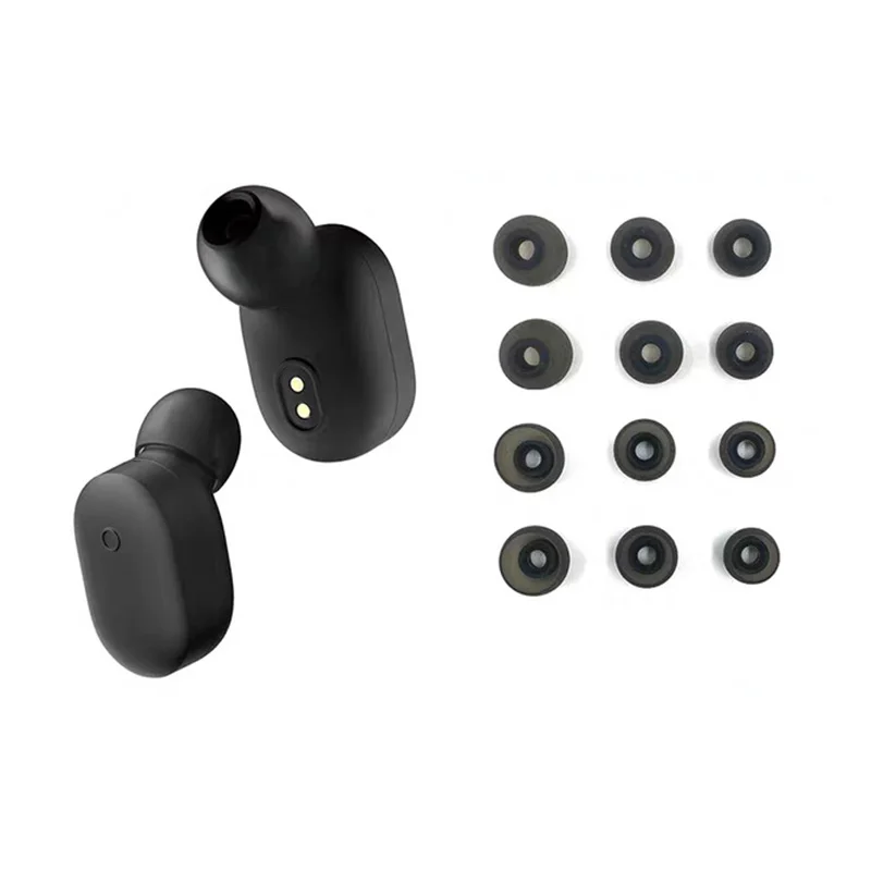 2pcs/6pcs Silicone Ear Tips In Ear Earbuds for Xiaomi Redmi Airdots Wireless TWS Bluetooth Earphone S/M/L Comfortable Ear Sleeve