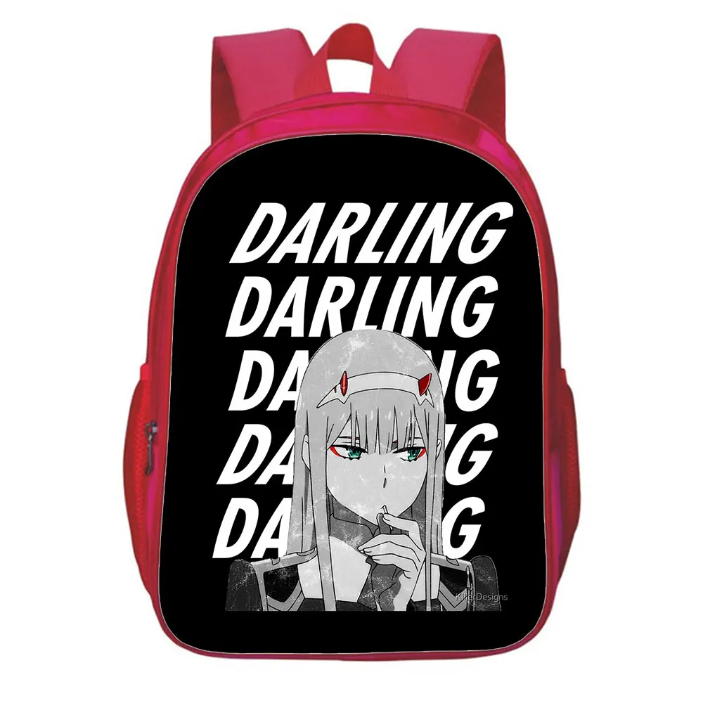 

Новый 13 дюймов Darling в FranXX рюкзак для маленьких девочек с героями мультфильмов и игр распылитель ранцевого типа для с детские, для малышей ясельного возраста, рюкзак Mochila; Подарок для девочки