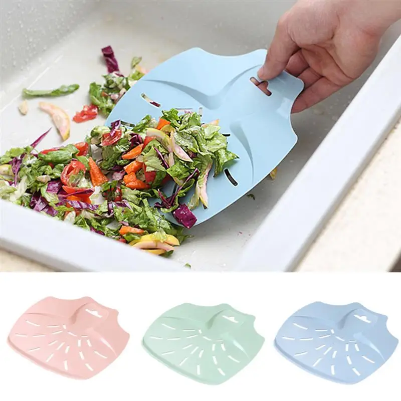 3pcs Silicone Sink Strainer Waste Plug Sink filter Waste Collector Kitchen Accessories Colanders Strainer Catcher Shovel