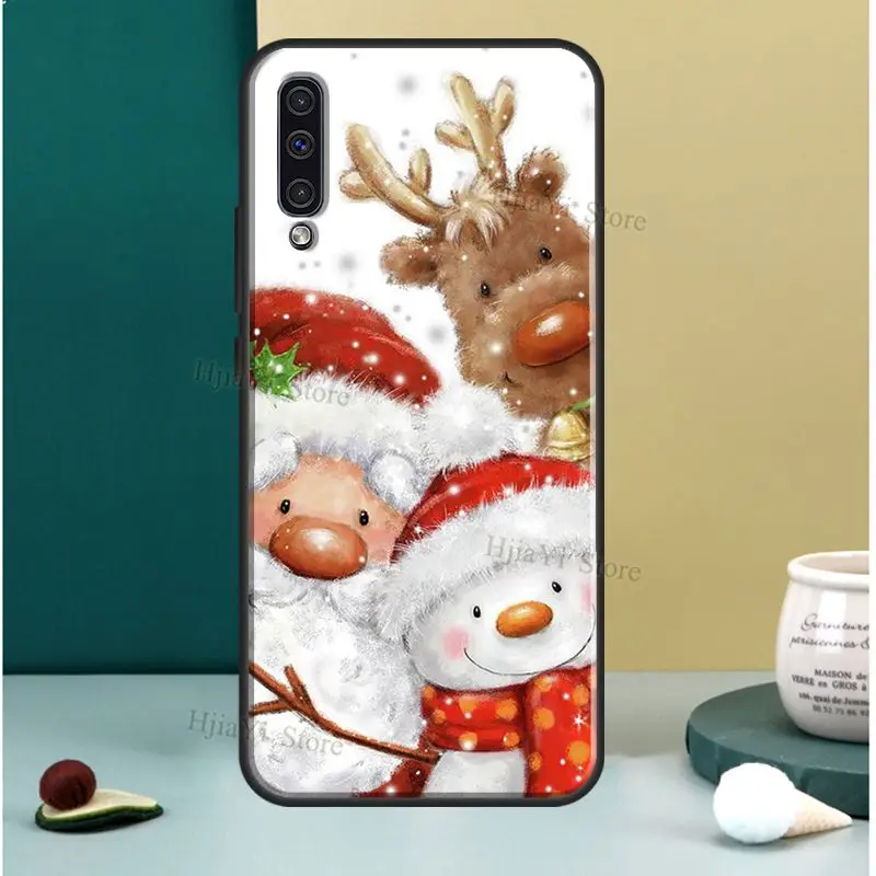 Santa Snowman Reindeer Case For Samsung A21S A20e A11 A31 A41 A51 A71 A50 A70 A30 A02 S A12 A32 A42 A52 A72 Coque