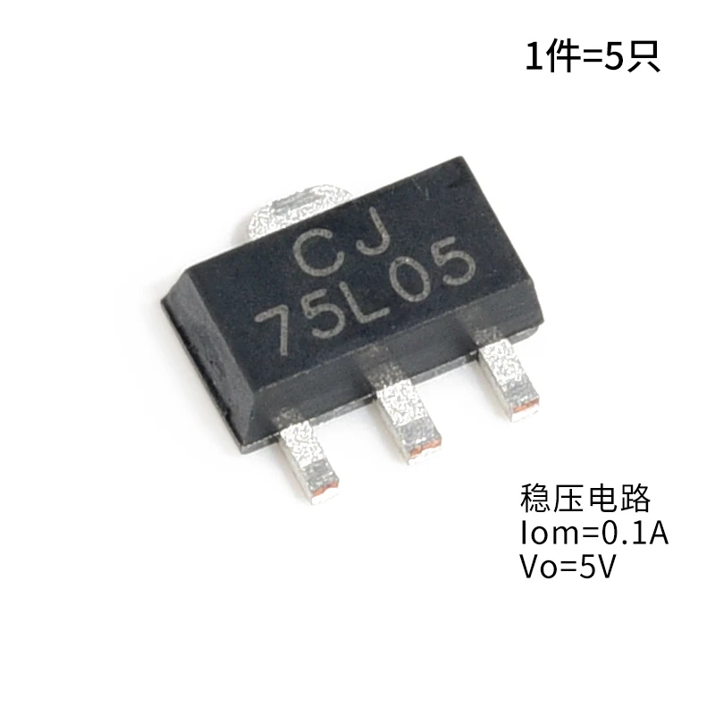 100 قطعة/الوحدة CJ78L05 CJ78L08 CJ78L09 CJ78L12 CJ78L15 CJ78L18 سوت-89 100% جديد الأصلي شحن مجاني