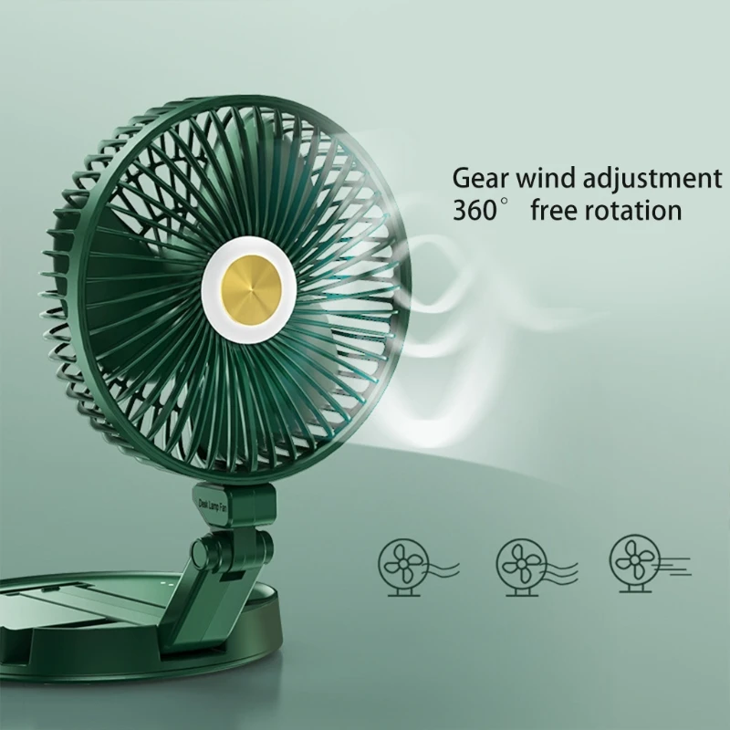 Foldaway Quạt Sạc Siêu Nhẹ Di Động Nhỏ Gọn Ổ Cắm Kéo Dài Cao Cấp 4 Chân Cao Với 3 Chế Độ Tốc Độ 19QE