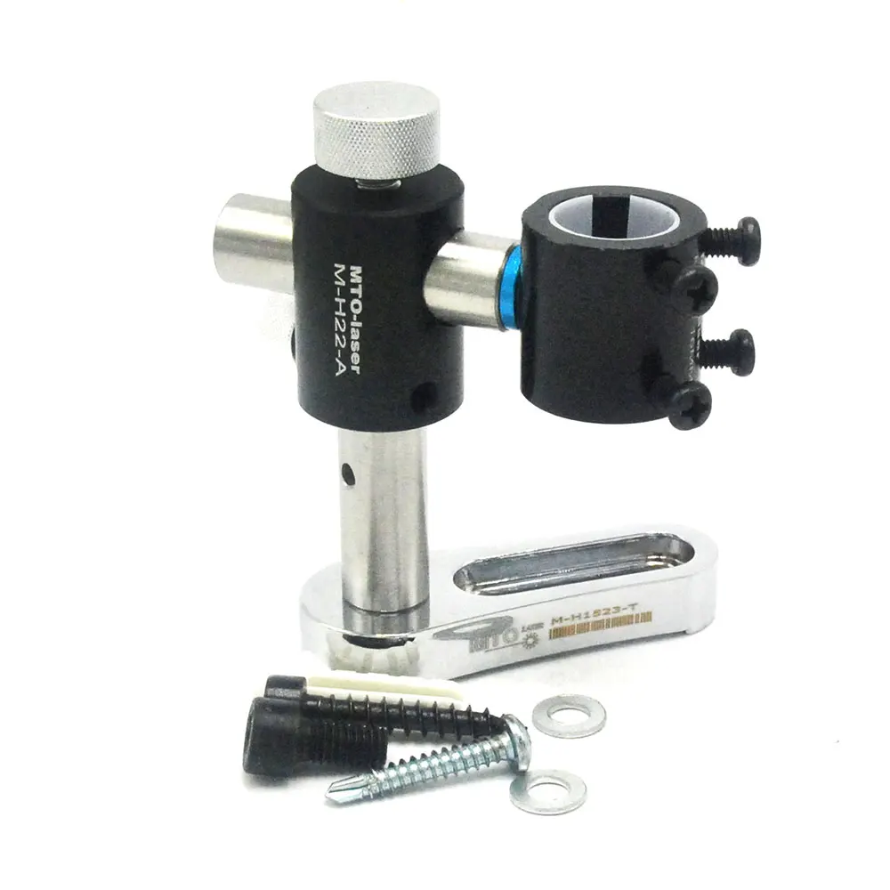 

2-Axis Holder Clamp 13.5mm Laser Module Torch Bracket Locator Heatsink for 12mm 13mm Diameter Modules