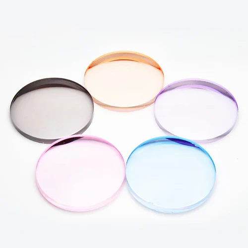 SO & EI 1,56 1,61 1,67 1,74 prescripción CR-39 lentes de gafas coloridas asféricas de resina miopía hipermetropía presbicia lente óptica