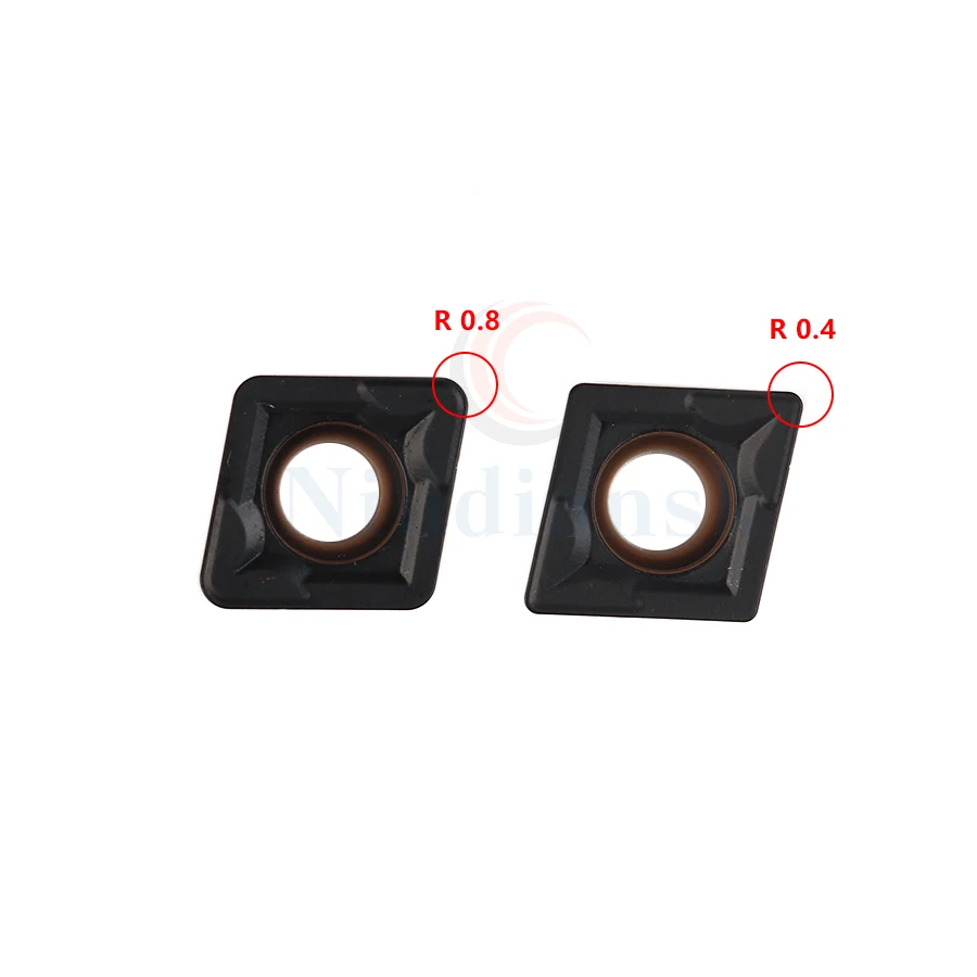 10 pz CCMT060204 LF9218 utensili per tornio CNC lflf9218 inserti in metallo duro bicolore utensili per tornitura interna, per la lavorazione dell'acciaio