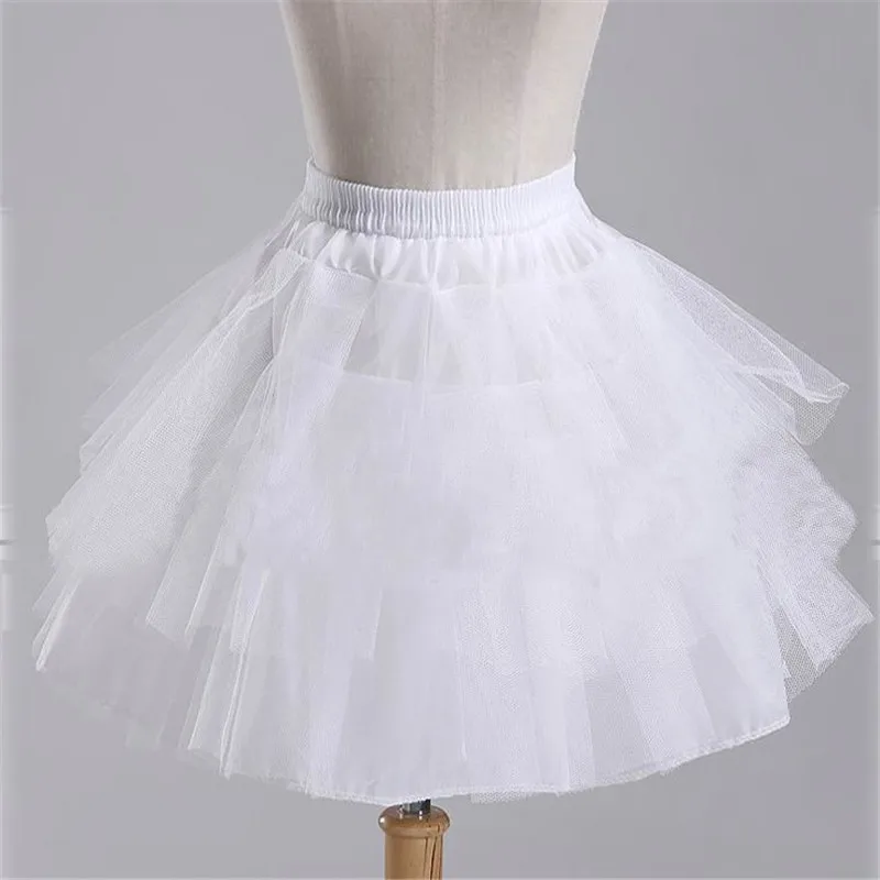 Kids Petticoats Child Short Petticoat For Flower Girl Wedding Accessories Lolita Skirt Underskirt Crinoline Vestido De Novia