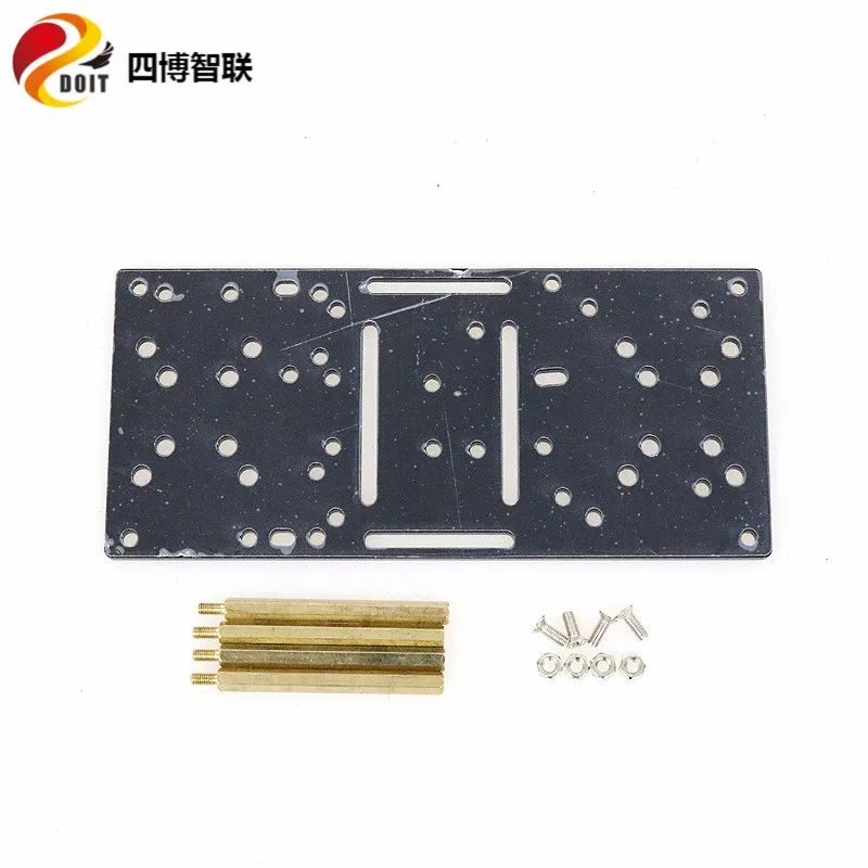 SZDOIT Balance Car Acrylic Panel Frame Bottom Plate RC Robot Car Chassis Part Free Copper Column Screws DIY