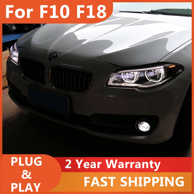 ALL LED Head Lamps For BMW F10 F18 Headlights 2010-2016 535i 530i 525i 520i M5 LED DRL Running LED Turn Signal Assembly