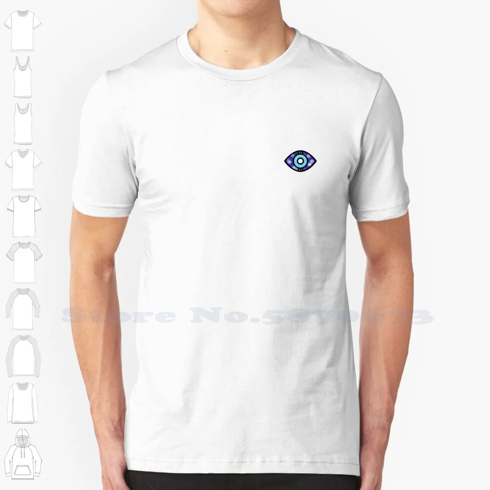 Eye 100% Cotton T-Shirt Eye Universe Ciel Hype Swipe Feed Good Animal Surprise Noel