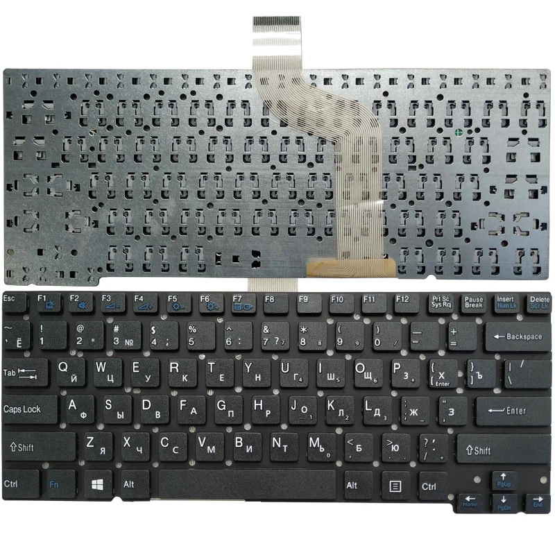 Russian For Sony Vaio SVT131A11L SVT131A11L SVT131B11L WITHOUT laptop Keyboard RU