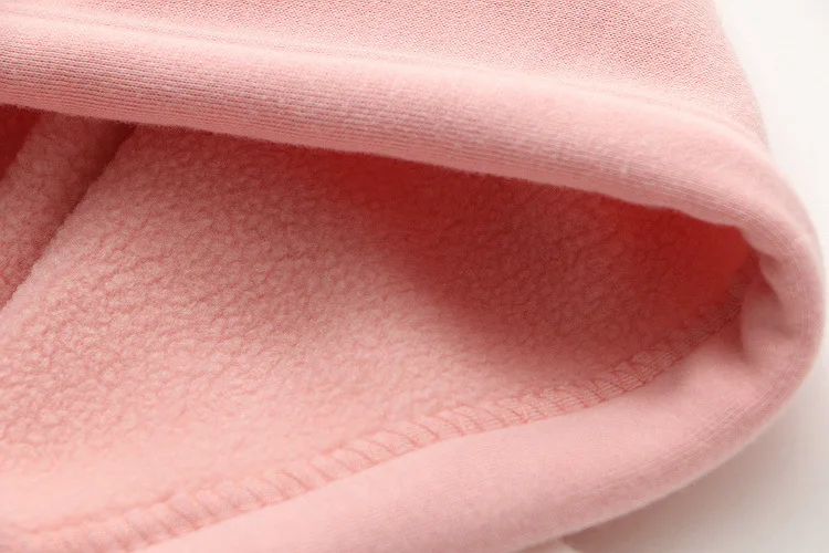 Kawaii Anime Women Pink Hoodies Teens Winter Fleece Warm Soft Girl Cute Cat Tail White Hooded Sweatshirt Female Pullover 2020