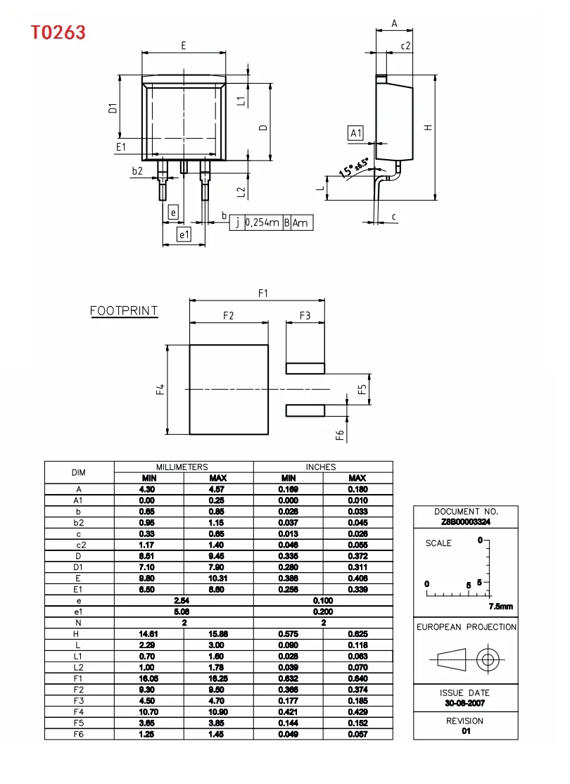 IPB042N10N3G IPB048N15N5 IPB50N06S4L-08 IPB65R660CFDA IPB70N10S3-12 Transistor Mos (10Pcs) TO263