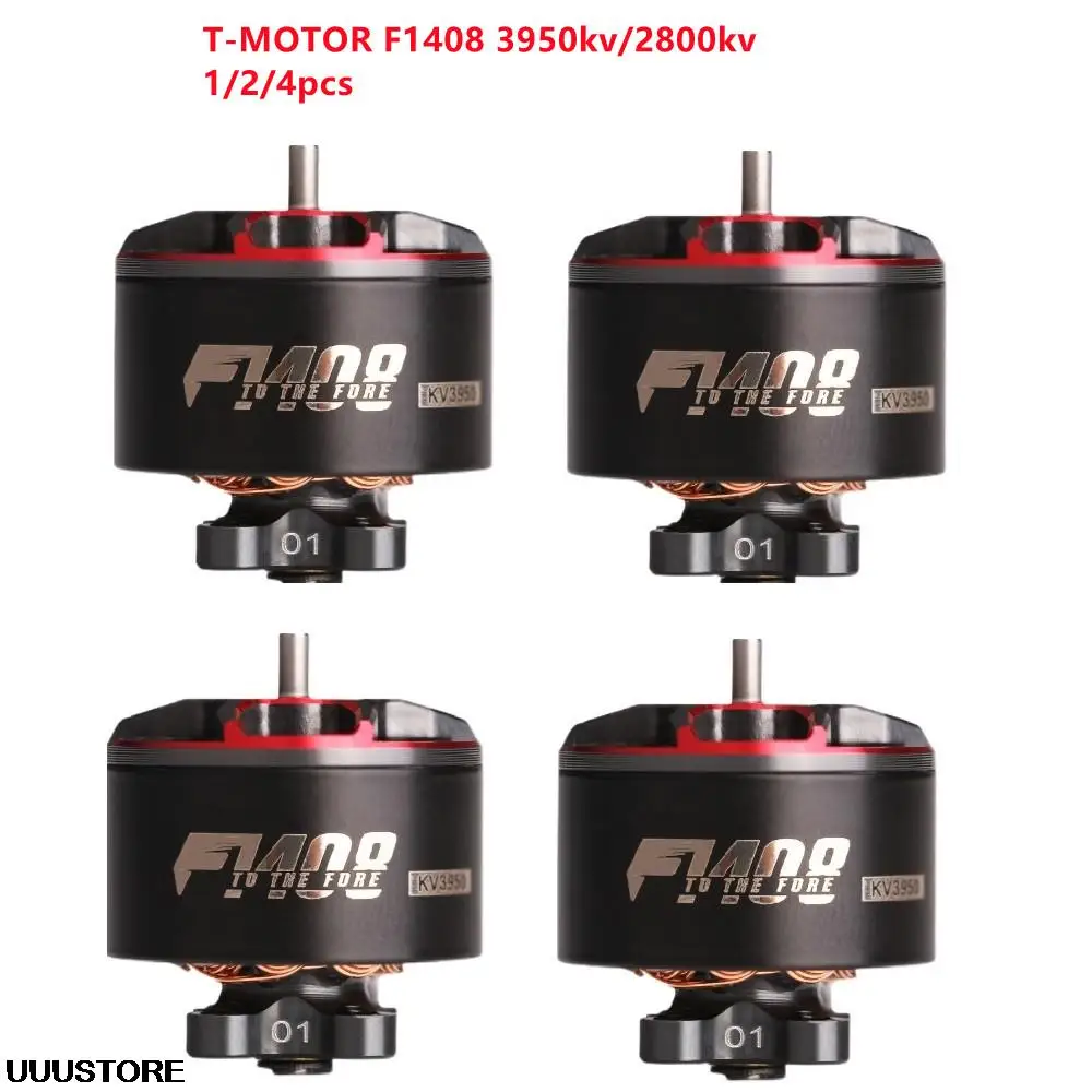 

T-Motor F1408 3950KV 4S 2800KV 6S Brushless Motor for RC FPV Racing Freestyle 3inch 4inch Cinewhoop Ducted Drones DIY Parts