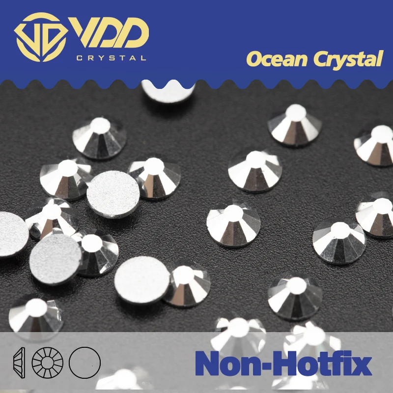 VDD Niet Hot Fix Plaksteen En Decoraties Kristal Nail Art Accessoires Nagelsticker DMC Glitter Steen Diamant DIY - afbeelding 1
