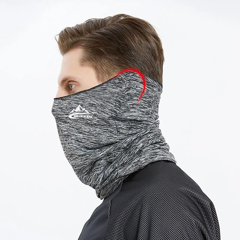 Jura outono e inverno ciclismo ao ar livre máscara quente auto-aquecimento esportes bandana colar à prova de vento mais veludo colarinho à prova de frio