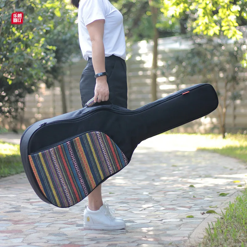 

10mm Thicken Padded 40/41 Inch Acoustic Classical Guitar Bag Case Backpack Adjustable Shoulder Strap Portable Guitar Accessories