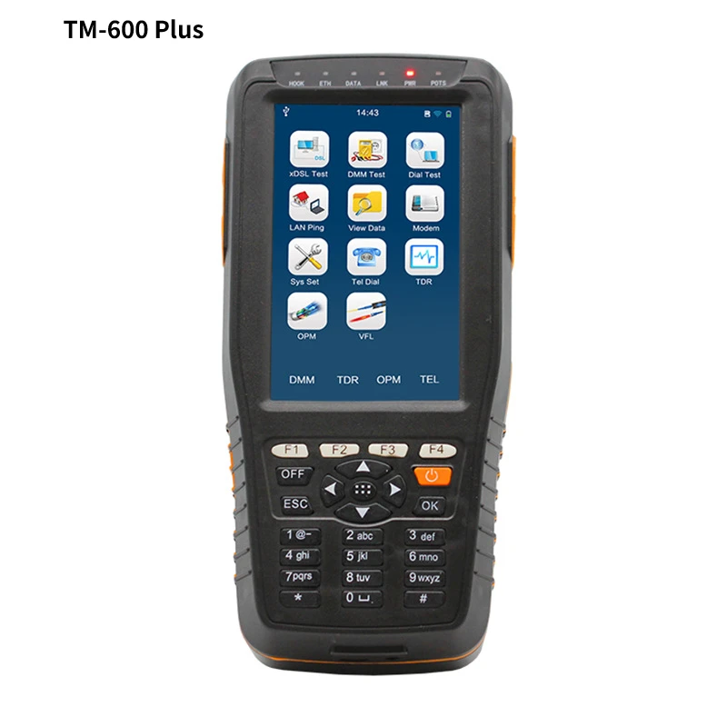 TM-600 Plus 35B Profile VDSL2 Tester Tester  Tone Tracker  TDR Cable Fault Locator  Optical power meter Select