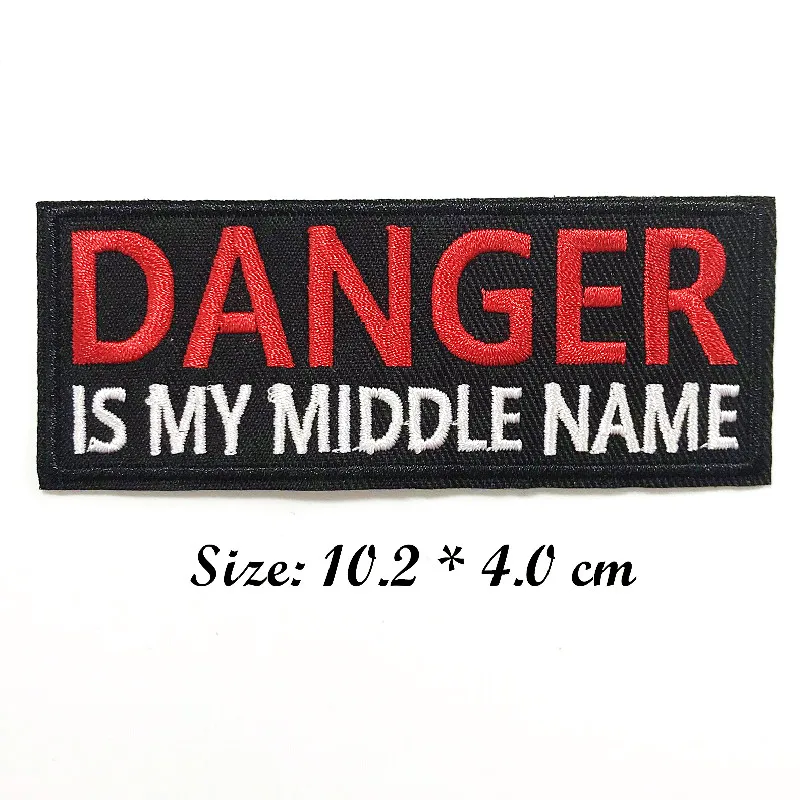 individual slogan with Various Letters Patches Iron On Embroidered Clothes Patches For Clothing Stickers Garment
