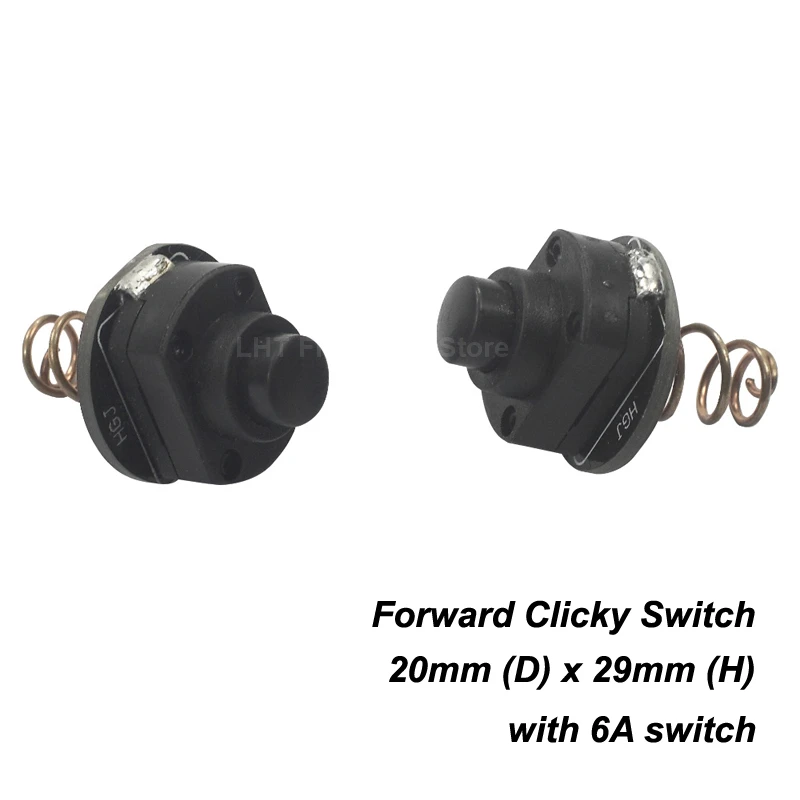 KDLITKER 20mm 6A Forward Clicky Switch Module Flashlight Switches