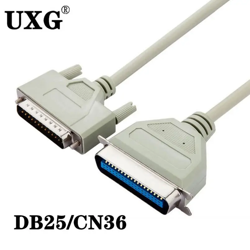 Cable LPT paralelo DB25 de 25 pines macho a hembra M/F de buena calidad, 1,5 m, 3m, Cable DB25 a DB25 para impresora láser, Cable paralelo DB 25