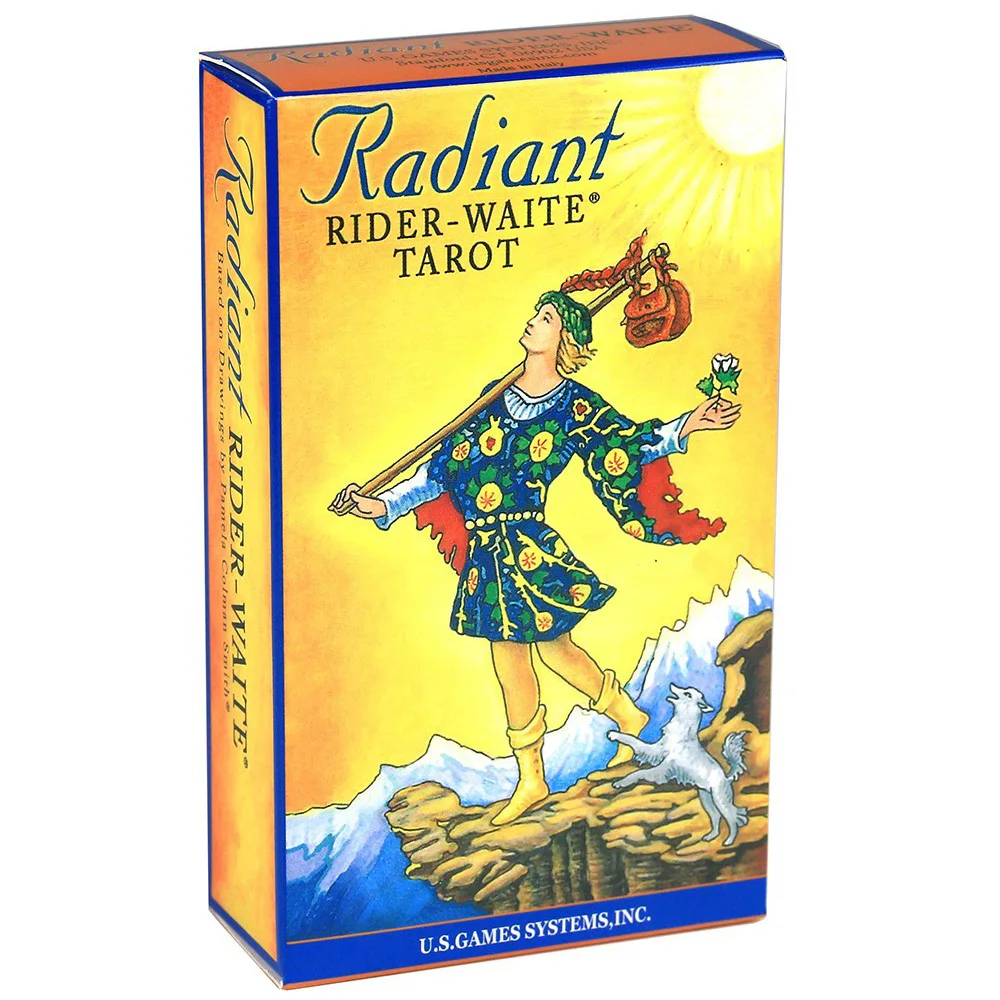 Hot Full English Radiant Rider Wait Tarot Cards Factory Made High Quality Smith Tarot Deck Board Game Cards Witch Tarot