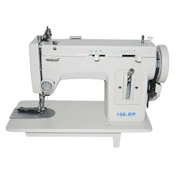 220V/110V 150W Household Sewing Machine 106-RP Inch BateRpak Arm Fur Leather Fall Clothes Stitch Sew Machine0-7MM Adjustable