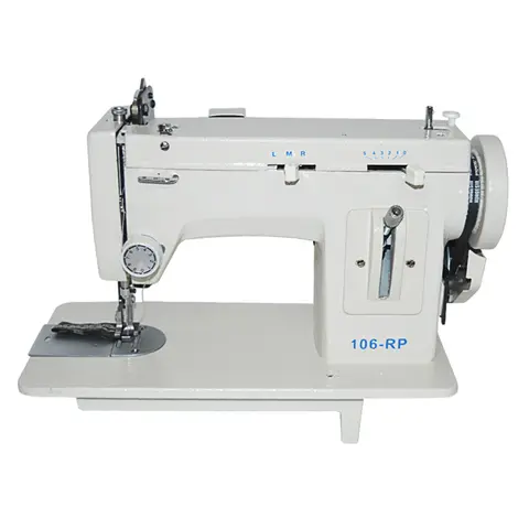 220V/110V 150W Household Sewing Machine 106-RP Inch BateRpak Arm Fur Leather Fall Clothes Stitch Sew Machine0-7MM Adjustable