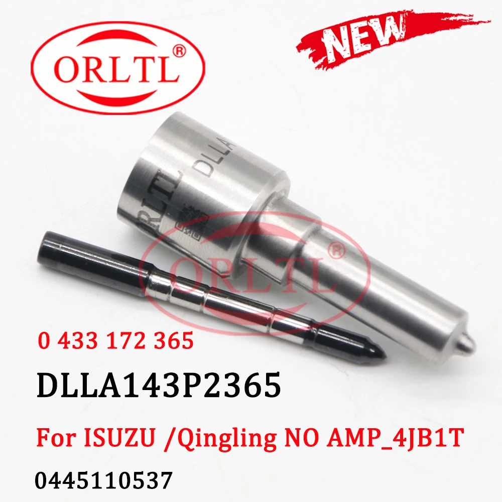 DLLA143P2365 0433172365 Common Rail Nozzle DLLA 143 P 2365 Diesel Injectors Sprayer DLLA143 P2365 for ISUZU QINGLING 0445110537