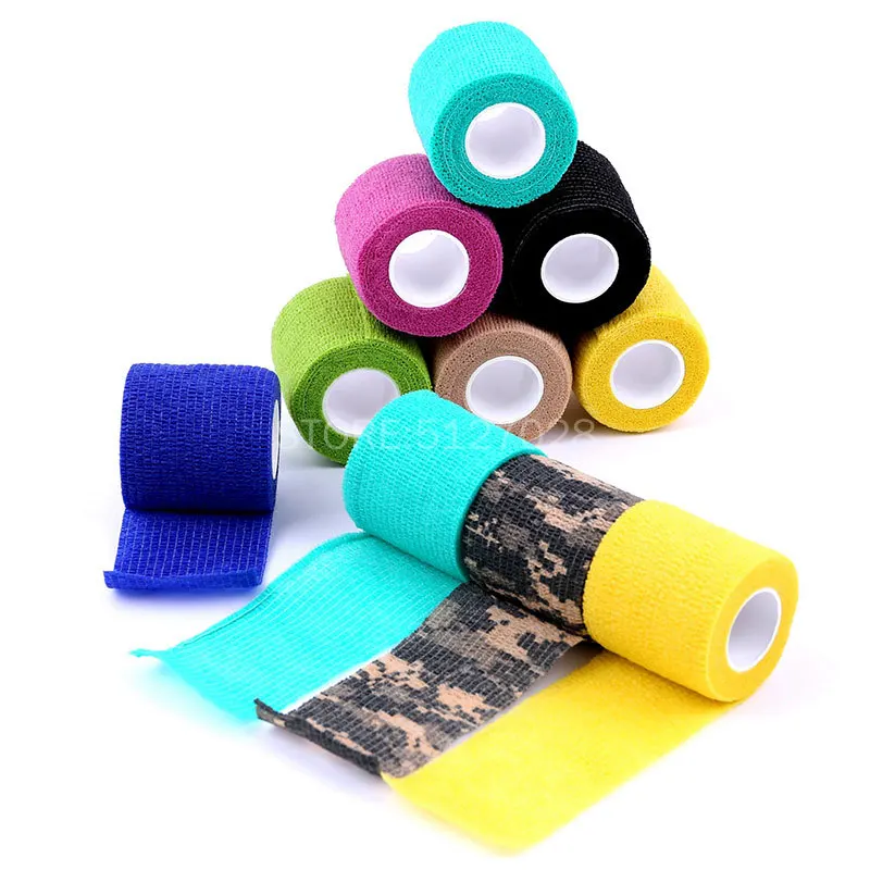 Tattoo Accesories 10pcs Self Adhesive Elastic bandage 5cm Wide Elbow Tattoo Grip Bandage Nail Tapes Sport Protection Wrap