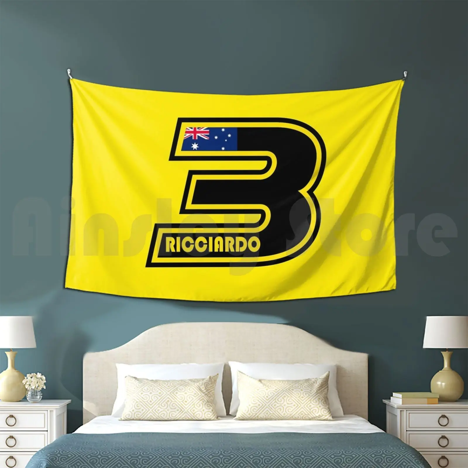 Daniel Ricciardo-3 Tapestry Living Room Bedroom Daniel Ricciardo Ricciardo Daniel Danny Ric Sport 2020