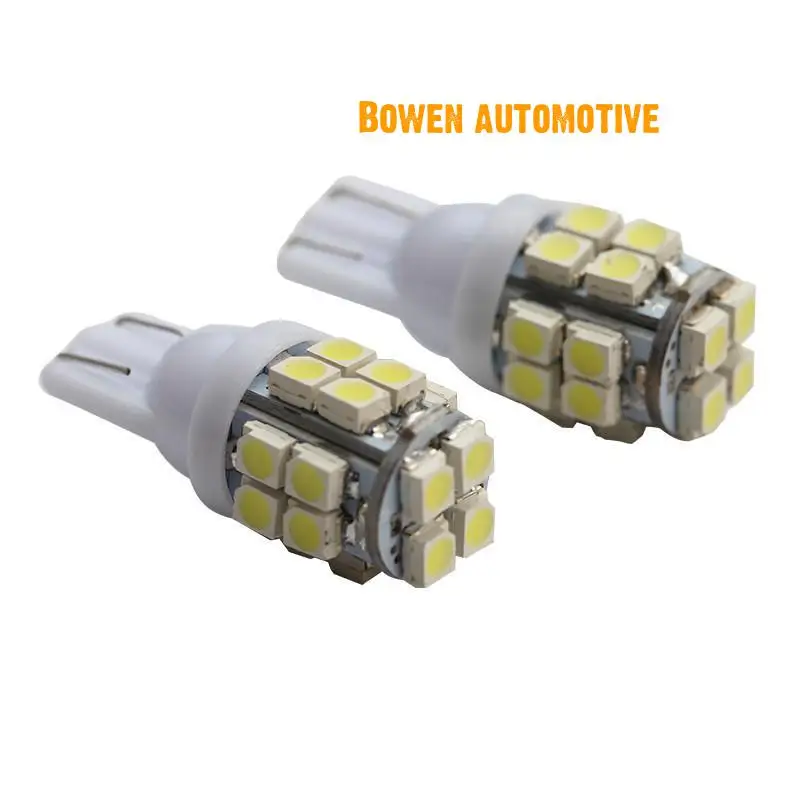 LD 2X Automobile LED bulb T10 1210 20smd side marker lamp w5w 3528 led license plate lamp