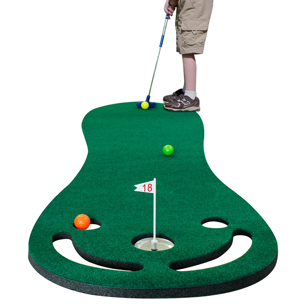 Indoor Golf Putting Green Mat Practice Outdoor Training Pad For Kid Game Carpet