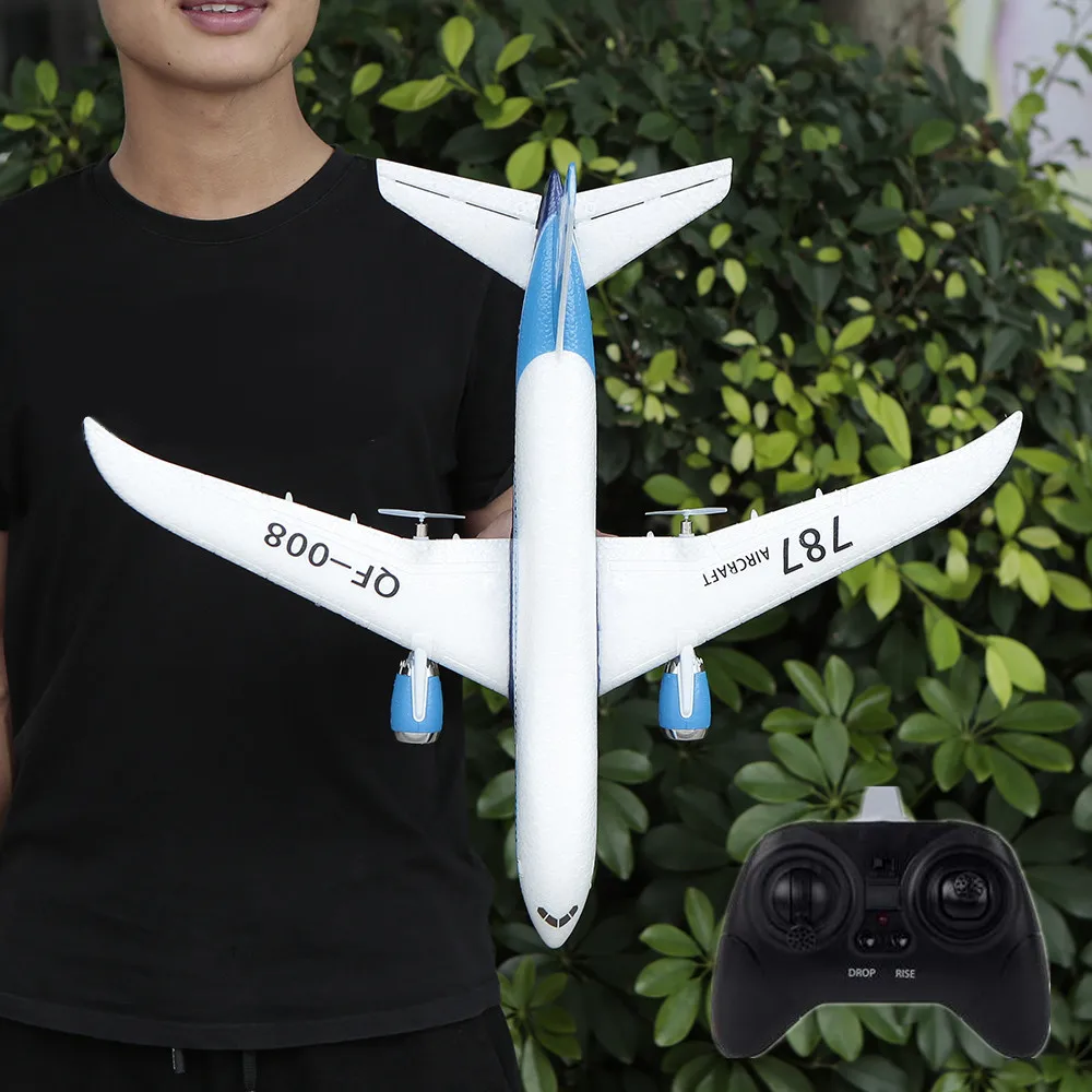 

Simulated 787 Aircraft Fixed-Wing EPP RC Glider Helicopter 2.4G 3CH 550mm Wingspan 6-Axis Gyro 3D flip DIY Assembly RC Airplane